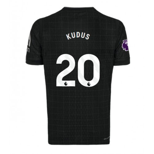 Tottenham Hotspur Mohammed Kudus #20 Replika Udebanetrøje 2025-26 Kortærmet Tottenham Hotspur Mohammed Kudus #20 Replika Udebanetrøje 2025-26 Kortærmet